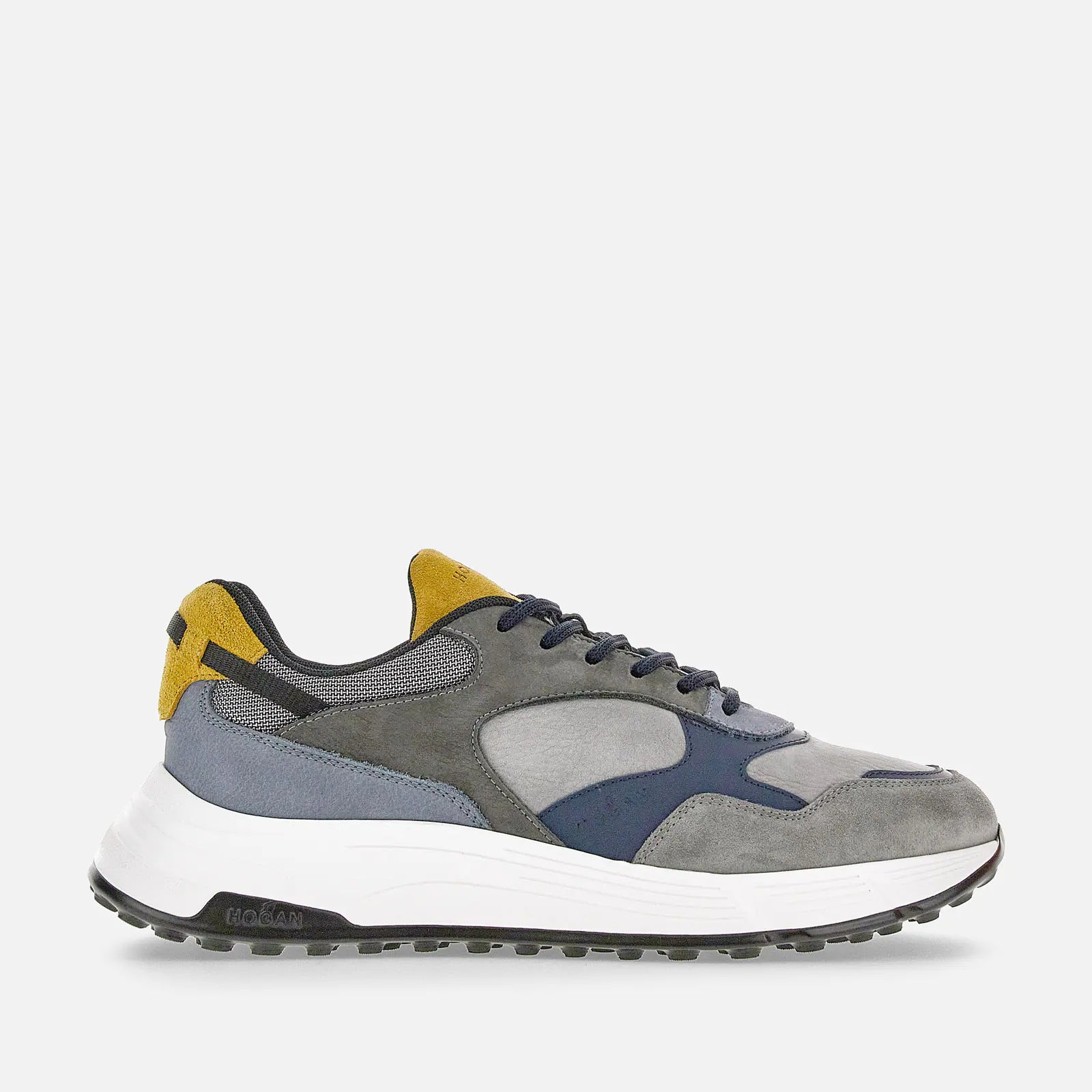Hogan HYPERLIGHT HXM5630DM90264 819O sneaker uomo grigio giallo