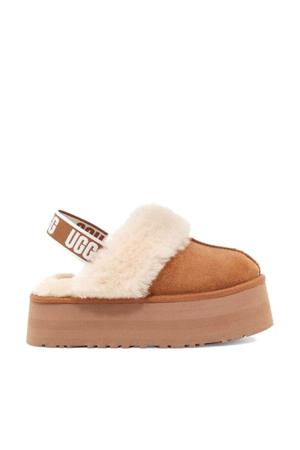 UGG FUNKETTE 1113474 CHESTNUT CIABATTA PLATFORM Ferrario Luino