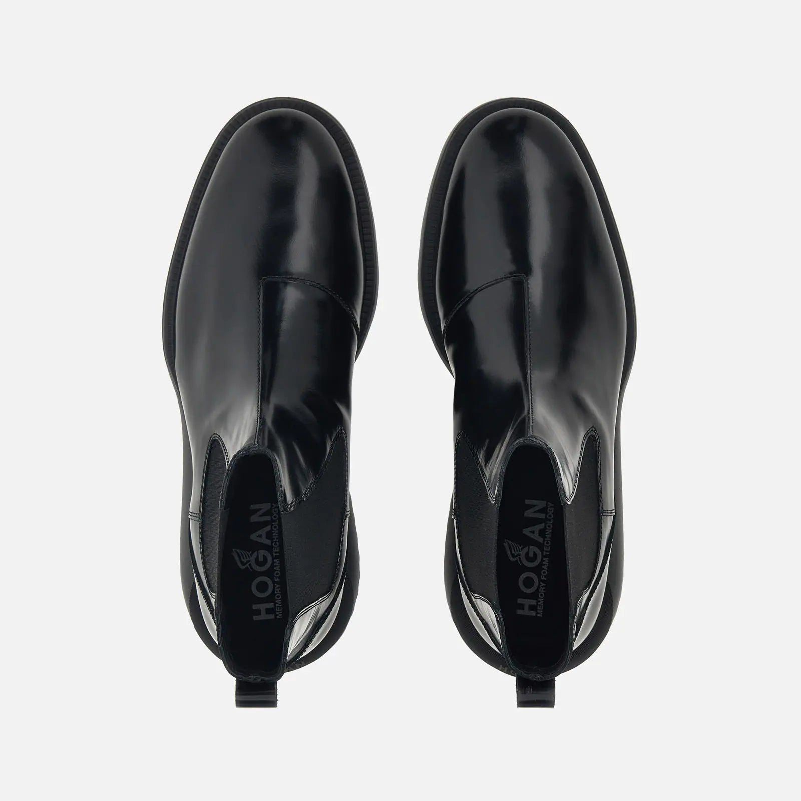 Hogan H600 HXM6000EL707J7 B999 chelsea boot uomo nero